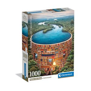 Clementoni Παζλ High Quality Collection Βιβλιοθήκη 1000 τμχ