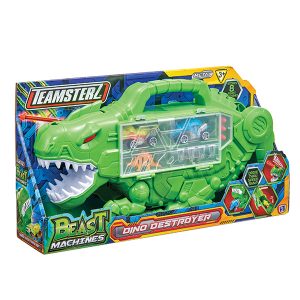 Teamsterz Beast Machines Dino Destroyer & Shark Destroyer Θήκη Οχημάτων Με 2 Οχήματα & Αξεσουάρ