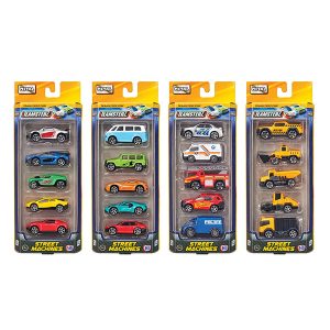 Teamsterz Street Machines Με 5 Αυτοκινητάκια Die-Cast