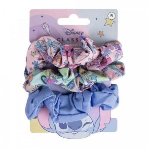 Λαστιχάκια μαλλιών (scrunchies) με θέμα τo Lilo & Stitch