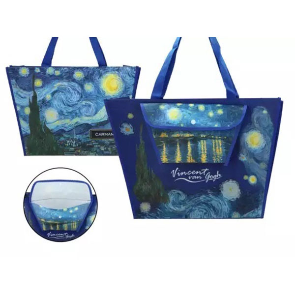 Τσάντα Ώμου Πλαστική Vincent van Gogh με Τσέπη