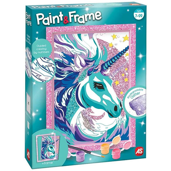 Paint & Frame - Ζωγραφίζω Με Αριθμούς | Fairytale Unicorn