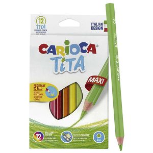 Ξυλομπογιά Carioca Jumbo σετ=12χρωματα
